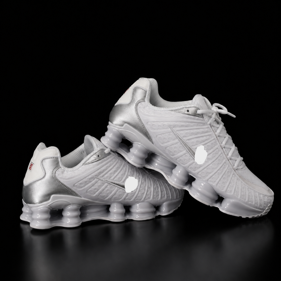 N*ke Shox Full White
