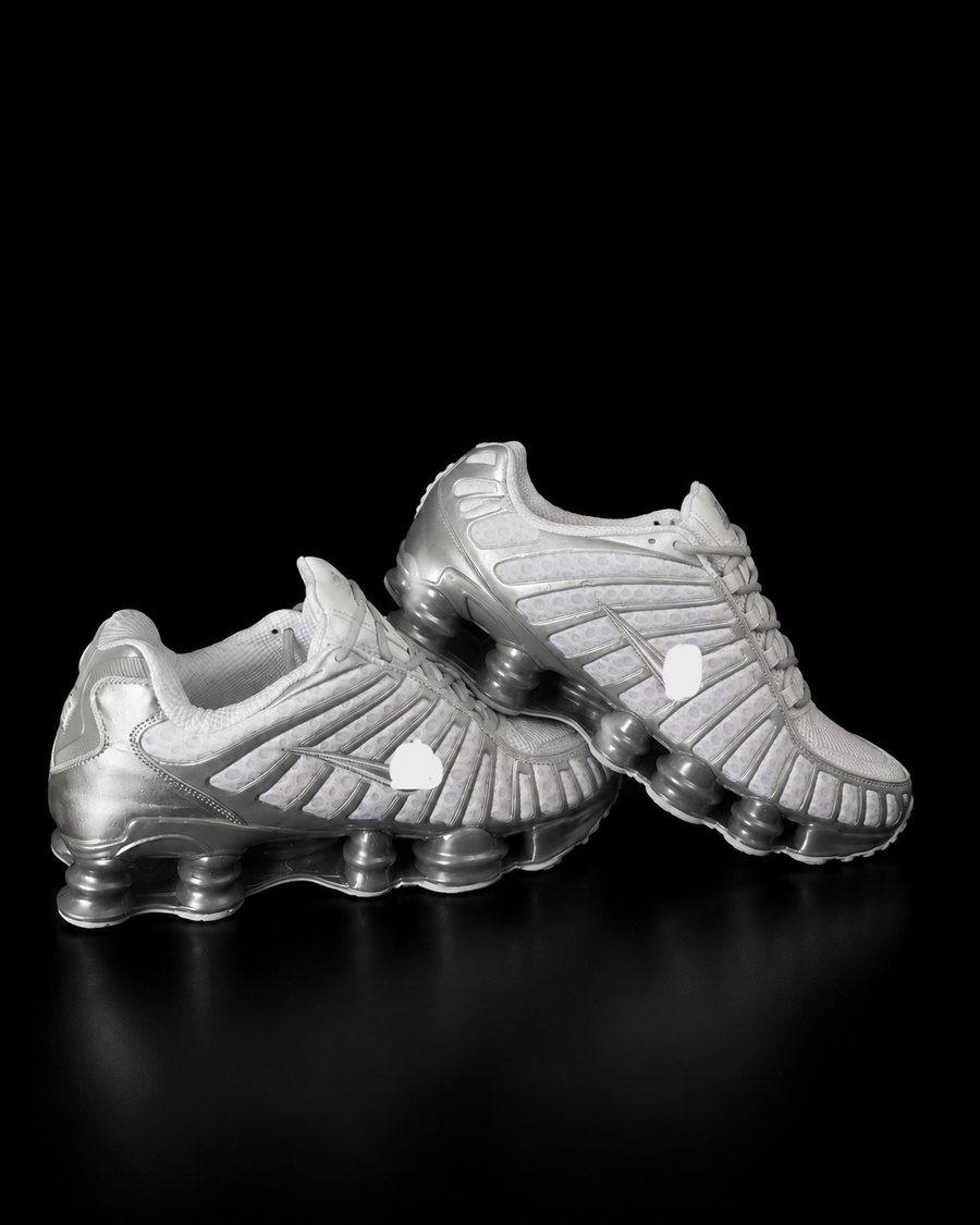 N*ke Shox Grey/White