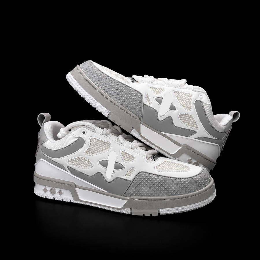 LV Trainers White/Grey